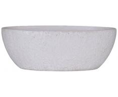 Universal Pot de Fleurs, Coupe de Fleurs Roto Pebble, résistant au Gel et ultraléger, Blanc, 55x20cm