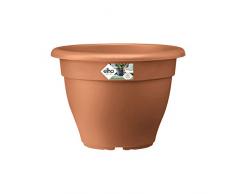Elho Torino Campana 40 - Pot De Fleurs - Terre Cuite - Extérieur - Ø 38.5 x H 28.4 cm