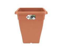 Elho Torino Campana Carré Haut 32 - Pot De Fleurs - Terre Cuite - Extérieur - Ø 32.5 x H 36.6 cm