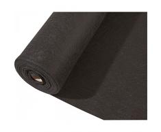 Gazon du Sud - Géotextile Anti-Repousse 120 Gr, Noir, Rouleau de 2m x 25 m