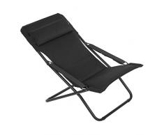 Lafuma TRANSABED BAIN DE SOLEIL, tube acier laqué 25mm gris basalte, Taille unique