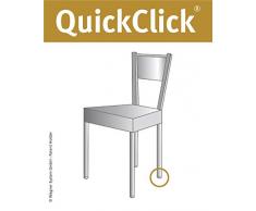 Wagner QuickClick® Chaise Patins//Lot de 8 Patins de Rechange//Black – Diamètre 25 mm – 15822200