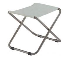 fiam 128TX ANBIBE Repose Pieds de Jardin Acier Blanc/Beige 58 x 50 x 46 cm