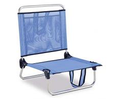 Solenny 50001072725250 Chaise Pliante Bleu