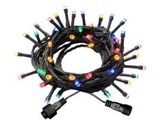 WeRChristmas WRC-8670 Guirlande Lumineuse 50 LED Basse Tension Multicolore