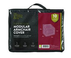 The Garden & Home Co Housse de Fauteuil, Noir