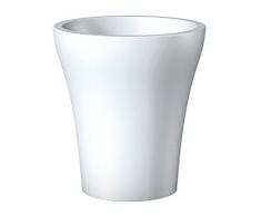 Scheurich 55457 264/43 No1 Style High Pot de Fleurs Plastique Pure White 39 x 39 x 43 cm