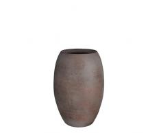 MICA Decorations 241252 Vera Vase Orange