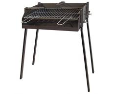 IMEX EL ZORRO 71584 Barbecue carré avec Support pour poêle à Paella 50 x 40 x 75 cm