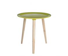 MICA Decorations Table Bella Höhe 49,5 cm, Durchmesser 48 cm Citron Vert
