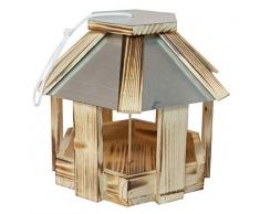 Windhager Mangeoire Watzmann, Silo, poulailler, Distributeur de Nourriture pour Oiseaux, 06970, Naturel flammé