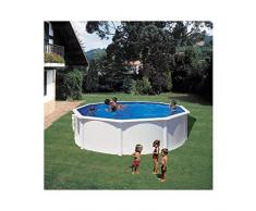 Hre Piscine Acier Ronde 120 m Blanche Bora Bora - KITPR453