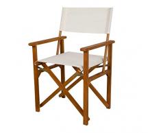 AKTIVE 61025 Chaise directrice Acacia 54 x 53 x 87 cm