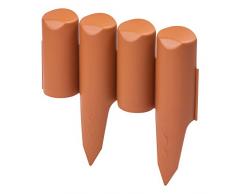 Prosper Plast 2.5 m pelouse Bordure Plastique Edge, en Couleur Terre Cuite