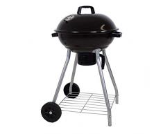 BBQ Collection Barbecue au Charbon de Bois, 81 cm Gril Portable, BBQ avec Couvercle et Un collecteur de Cendres, 45 cm Ø