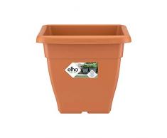 Elho Torino Campana Carré 30 - Pot De Fleurs - Terre Cuite - Extérieur - Ø 29.9 x H 25.9 cm