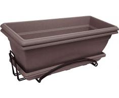 Poetic Jardin Prisca Jardinière avec Support, Taupe