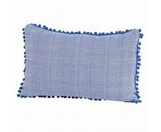 Madison 985194 Coussin Décoratif Coton Bleu 40 x 60 cm