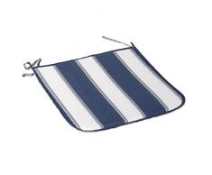 Saturnia 8097520 Coussin pour siège Auto Base carrée 39 x 2 cm Bleu/Blanc