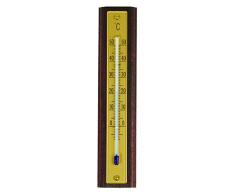 Spear & Jackson 53031 Thermomètre intérieur Bois Acajou doré 18 cm
