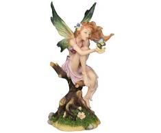 Design Toscano WU74368 Statuette Baiser de la Fée Papillon, Multicolore, 10 x 10 x 20.5 cm