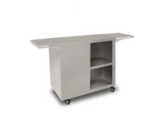 Simogas CISIMXL Chariot INOX pour plancha jusquà 90cm, 150 x 42 x 83 cm