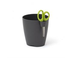 Prosper Plast Graphite à Herbe Fleur 15 cm Pot Plastique Limes Uno Ciseaux à Herbes