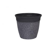 Cera-Mix Pot de Fleurs, Bac à Plante Roca, résistant au Gel et ultraléger, Noir, 36x31cm