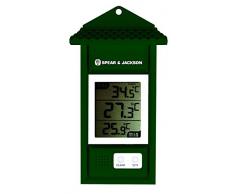 Spear & Jackson 53106 Thermomètre mini maxi digital Vert