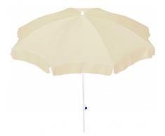 Dehner Gute Wahl Parasol Saturn, Ø 200 cm, Hauteur 180 cm, Polyester, Beige