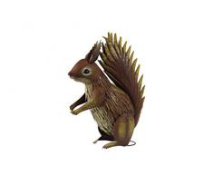 TS, Garde Deco Figurine Animale XL écureuil, Handpainted, Marron, 51 x 24 x 66 cm, 137280