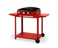 LE MARQUIER - Plancha + Chariot Adela 2 - 260 Rouge basque