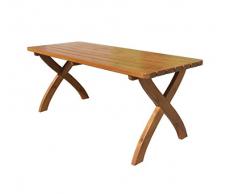 ROJAPLAST 281/3 Table de Patio, Pin Brillant, 180 x 70 x 70 cm