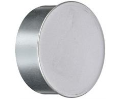 FIREFIX A120/K FAL Bouchon de Tuyau de poêle Ø 120 mm pour Tuyau de poêle 0,6 mm Argenté