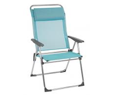 Lafuma Fauteuil de camping, Pliable, Compact, ALU CHAM XL, Batyline, Couleur: Lac, LFM2774-8558