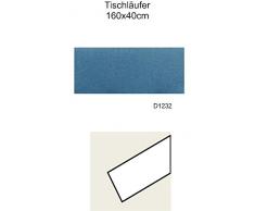BEST 02931232 Chemin de Table Bleu 160 x 40 cm