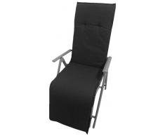 beo AU91 Bozen RE Coussin avec Bordure pour Chaise Longue de Jardin 48 x 172 cm Épaisseur 5 cm