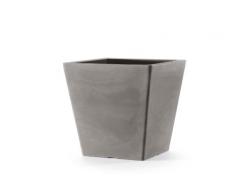Floralo Chieti Pot de Fleurs résistant au Gel Taupe 40 x 40 x 42 cm