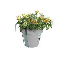 Elho Loft , Balconnière Potholder- Pot de fleurs - Extérieur et balcon, Anthracite, 18 x 26,6 x 19,5 cm