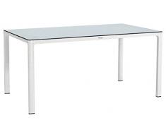 LECHUZA 10934 Table 160x90 Plateau HPL Blanc 160x90x76,5 cm