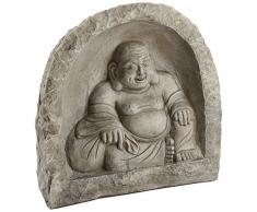 Design Toscano CS40170 Sculpture Sanctuaire de Jardin Le Grand Bouddha, Marron, 25.5 x 52 x 53.5 cm