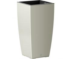 Emsa Vase à Auto-arrosage pour lintérieur et lextérieur - CASA 30 x 58 cm Seidengrau Matt