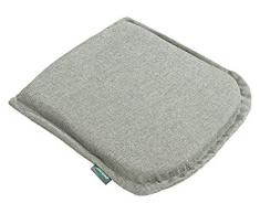 Dehner Sitzkissen Sam, ca. 48 x 47 x 5 cm, Polyester/Schaumstoff, Beige Pouf