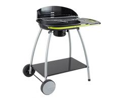 Cookin Garden Ch030T Barbecue Isy Fonte 2 Argent/Noir, 73,5X49,5X18,5 Cm