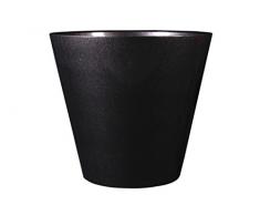 Art en Vogue Pot de Fleurs, Bac à Plante Claire, Finition Brillante, Graphite, 47x47cm