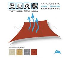 Maanta EasyShade Rideau Voile occultant EasyShade Breathable-HDPE 180 g/sqm, Terre Cuite