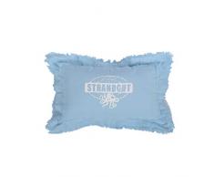 Strandgut07 - Oreiller avec fermeture éclair, 50 x 30 cm, Bleu clair