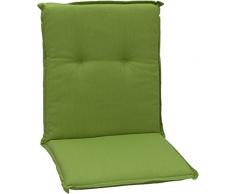 beo Série Barcelona AU31 Coussin pour Chaise de Jardin à Dossier Bas Vert Clair 101 cm x Largeur 50 cm x épaisseur env. 6 cm