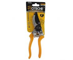 Hoteche 706672 Sécateur 1 Main 20 cm Orange