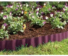 Unimet Bordure de pelouse 9 x 10 x 10 cm Marron